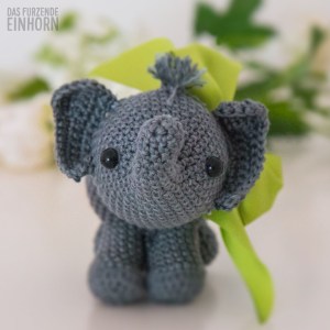 Niedliche Elefanten häkeln