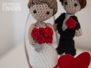 Gehäkeltes Hochzeitsgeschenk