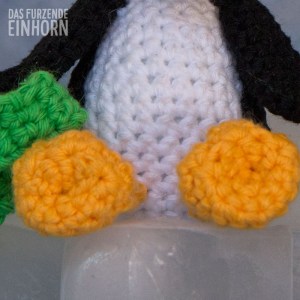 Pinguinfüße gehäkelt
