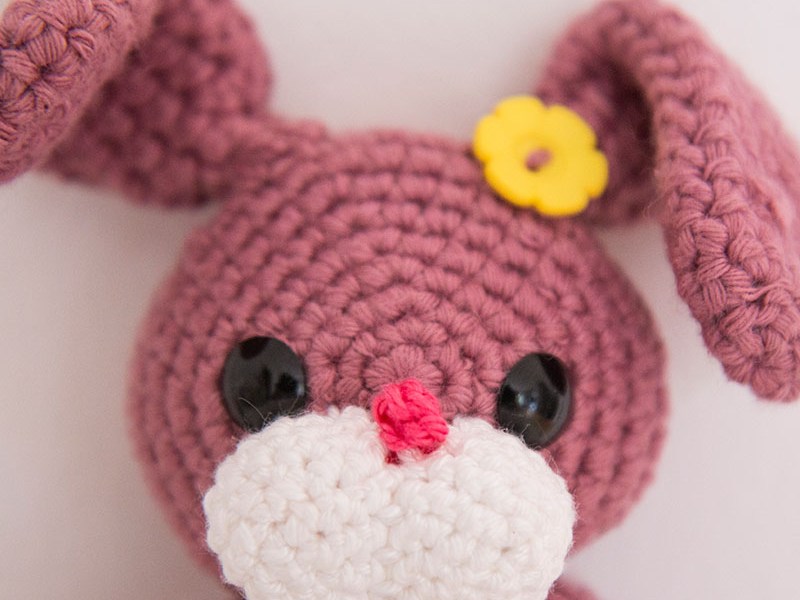 Betty-Bunny Crochet Teether