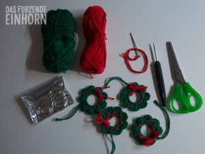 Weihnachtsdeko-Material