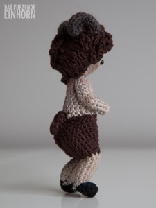 Crocheted Faun left