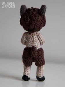 Gehäkelter Faun Rücken