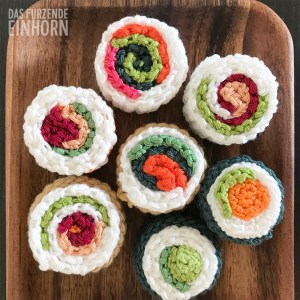 Sushi-Maki-Crochet-Plate