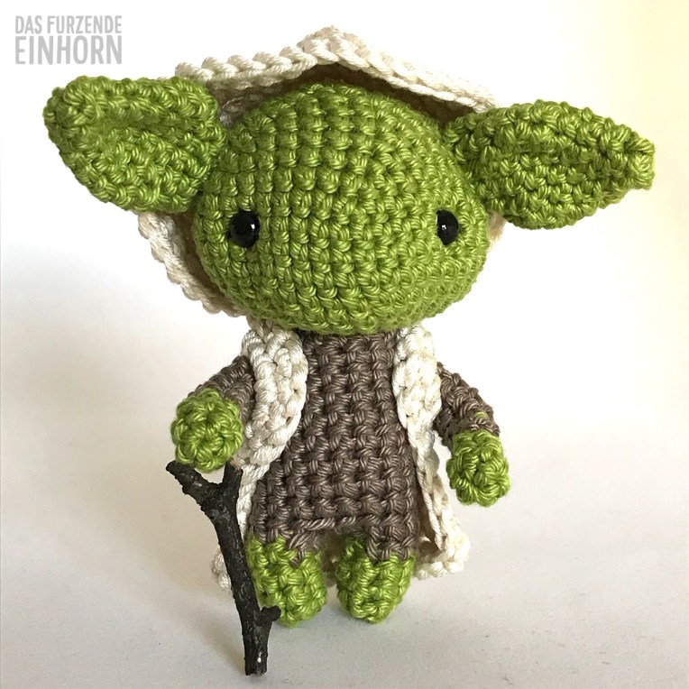 Gehäkelter Yoda zum Star Wars Day 2018