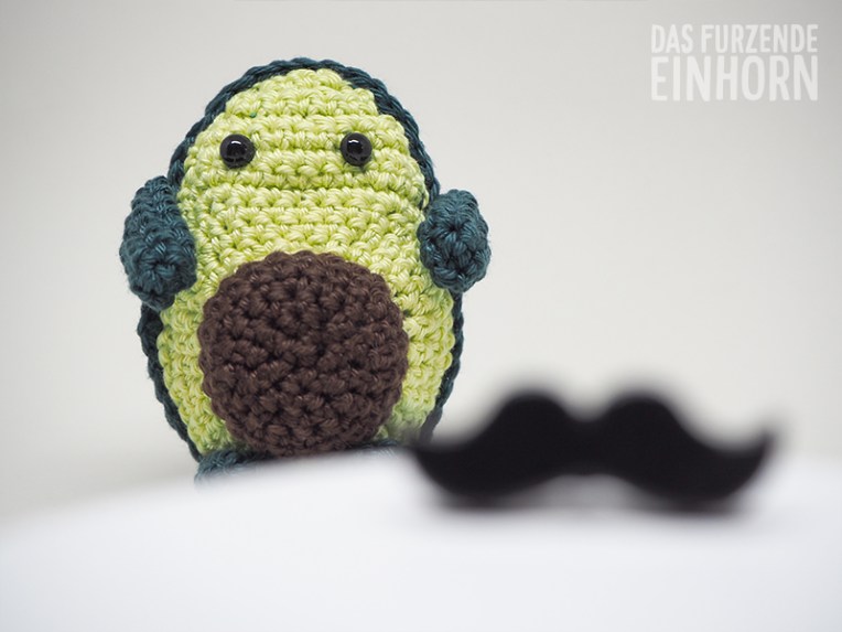 Crocheted Avocado